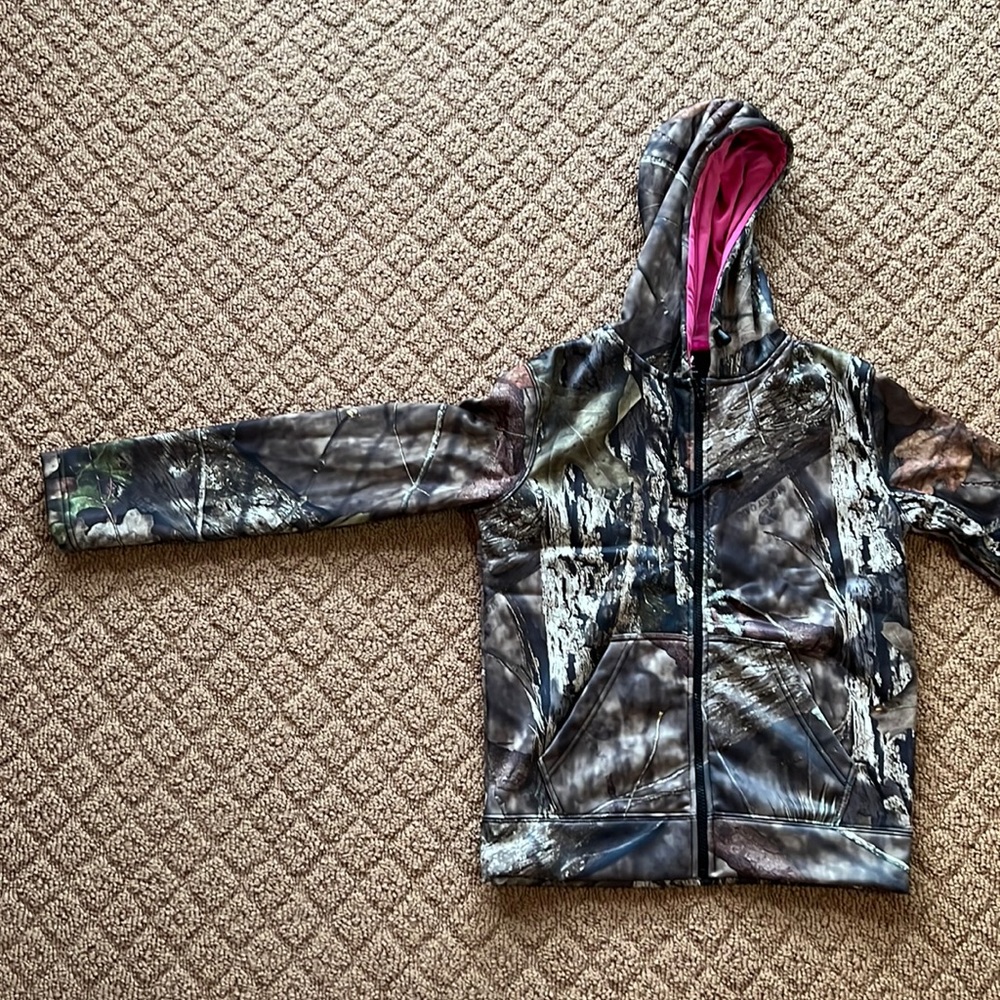 Camo fleece hoodie